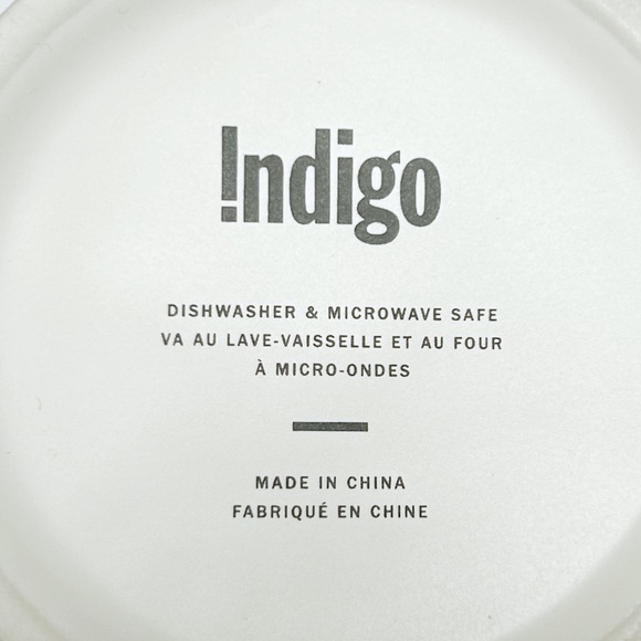 Indigo Monogram Initial A Letter Ceramic Mug White Creme Purple Coffee Tea Lilac - Picture 5 of 9